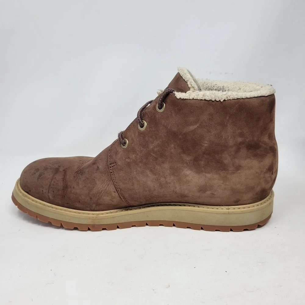 Timberland Men's Waterproof‎ Insulated Leather Chukka Boots Brown Size 10